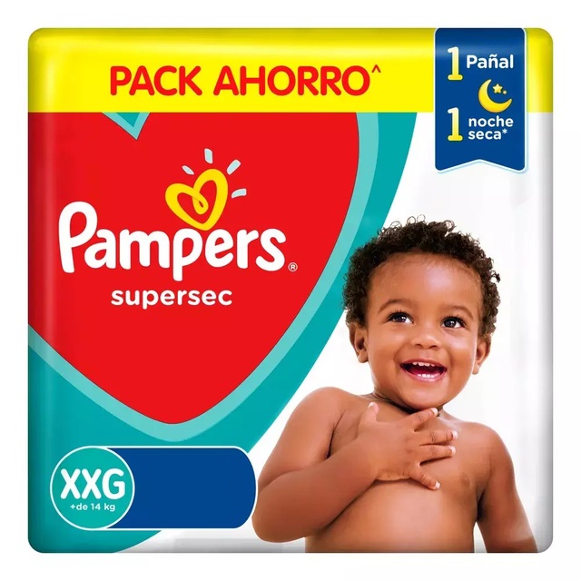 PAÑAL PAMPERS BABYSAN ( XXG) extra extra grande